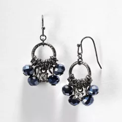 Simply Vera Vera Wang Bead Hoop Drop Earrings
