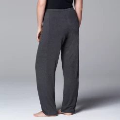Plus Size Simply Vera Vera Wang Pajamas: Basic Luxury Pajama Pants -Simply Vera Vera Wang Shop 1904425 ALT
