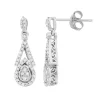 Simply Vera Vera Wang 3/8 Carat T.W. Diamond Sterling Silver Teardrop Halo Earrings -Simply Vera Vera Wang Shop 2094501