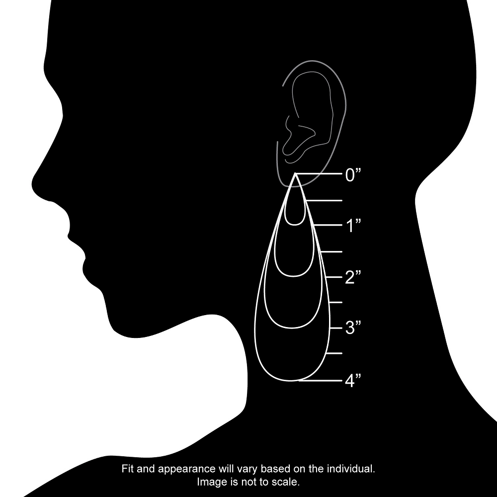 Simply Vera Vera Wang 3/8 Carat T.W. Diamond Sterling Silver Teardrop Halo Earrings 4 Simply Vera Vera Wang 3/8 Carat T.W. Diamond Sterling Silver Teardrop Halo Earrings - Image 2