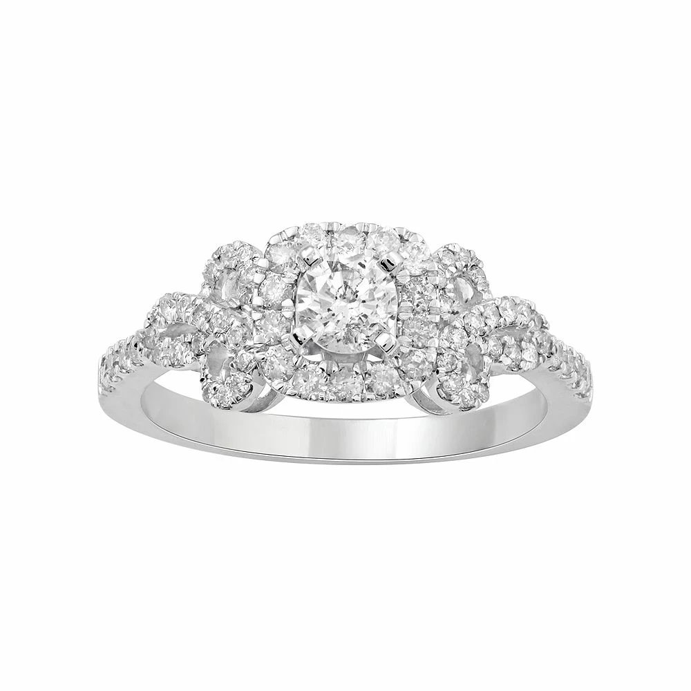 Simply Vera Vera Wang 14k White Gold 3/4 Carat T.W. Diamond Bow Ring 3 Simply Vera Vera Wang 14k White Gold 3/4 Carat T.W. Diamond Bow Ring