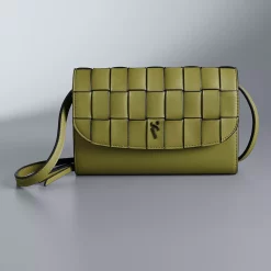 Simply Vera Vera Wang Signature Envelope Crossbody Bag -Simply Vera Vera Wang Shop 2602764 Olive Woven