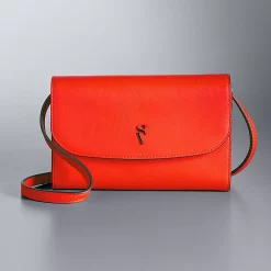 Simply Vera Vera Wang Signature Envelope Crossbody Bag -Simply Vera Vera Wang Shop 2602764 Orange Hibiscus