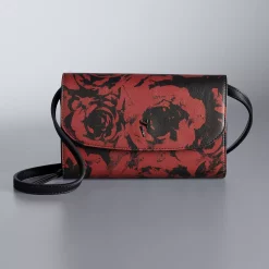 Simply Vera Vera Wang Signature Envelope Crossbody Bag -Simply Vera Vera Wang Shop 2602764 Red Floral Print