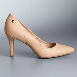 Simply Vera Vera Wang Stevie Women's High Heels -Simply Vera Vera Wang Shop 2665744 Beige