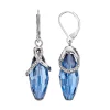 Simply Vera Vera Wang Blue Hanging Bead Crisscross Drop Earrings -Simply Vera Vera Wang Shop 2776411