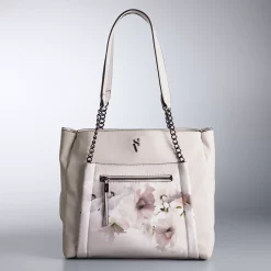 Simply Vera Vera Wang Rockbridge Tote Bag -Simply Vera Vera Wang Shop 2853962 Dark Taupe Floral
