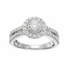 Simply Vera Vera Wang 14k White Gold 1 Carat T.W. Diamond Halo Engagement Ring -Simply Vera Vera Wang Shop 2925025