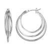 Simply Vera Vera Wang Tiered Nickel Free Triple Hoop Earrings -Simply Vera Vera Wang Shop 2942291