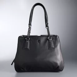 Simply Vera Vera Wang Bedford Satchel Bag -Simply Vera Vera Wang Shop 2983612 Black