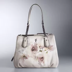 Simply Vera Vera Wang Bedford Satchel Bag -Simply Vera Vera Wang Shop 2983612 Dark Taupe Floral