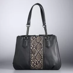 Simply Vera Vera Wang Bedford Satchel Bag -Simply Vera Vera Wang Shop 2983612 Pieced Snake