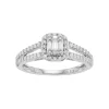 Simply Vera Vera Wang 14k White Gold 1/2 Carat T.W. Diamond Cluster Halo Engagement Ring 1 Simply Vera Vera Wang 14k White Gold 1/2 Carat T.W. Diamond Cluster Halo Engagement Ring -Simply Vera Vera Wang Shop 3053202