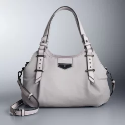 Simply Vera Vera Wang Buena Satchel Bag -Simply Vera Vera Wang Shop 3061055 Gray Ombre
