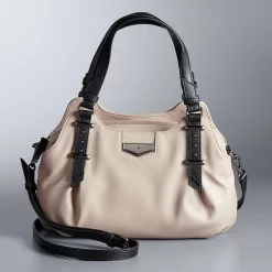 Simply Vera Vera Wang Buena Satchel Bag -Simply Vera Vera Wang Shop 3061055 New Buff Colorblock