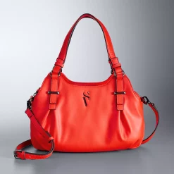 Simply Vera Vera Wang Buena Satchel Bag -Simply Vera Vera Wang Shop 3061055 Orange Hibiscus