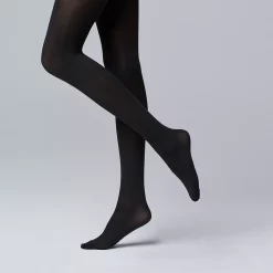 Simply Vera Vera Wang Opaque 90D Control Top Tights 11 Simply Vera Vera Wang Opaque 90D Control Top Tights -Simply Vera Vera Wang Shop 3087572 ALT