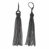 Simply Vera Vera Wang Black Tassel Drop Earrings -Simply Vera Vera Wang Shop 3303055