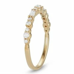 Simply Vera Vera Wang 14k Gold 1/3 Carat T.W. Diamond Anniversary Ring -Simply Vera Vera Wang Shop 3343165 ALT3