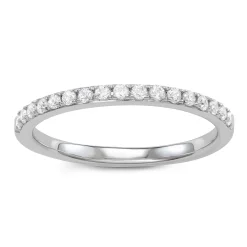 Simply Vera Vera Wang 14k Gold 1/4 Carat T.W. Diamond Wedding Band -Simply Vera Vera Wang Shop 3375117 White