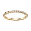 Simply Vera Vera Wang 14k Gold 1/4 Carat T.W. Diamond Wedding Band -Simply Vera Vera Wang Shop 3375117 Yellow