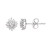 Simply Vera Vera Wang Sterling Silver 1/4 Carat T.W. Diamond Flower Stud Earrings -Simply Vera Vera Wang Shop 3416403