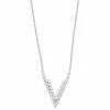 Simply Vera Vera Wang Sterling Silver 1/3 Carat T.W. Diamond V Necklace -Simply Vera Vera Wang Shop 3435026