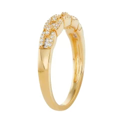 Simply Vera Vera Wang 14kt Gold 1/4 Carat Diamond Band -Simply Vera Vera Wang Shop 3521765 ALT3