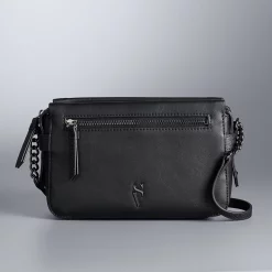 Simply Vera Vera Wang Sintra Crossbody Bag -Simply Vera Vera Wang Shop 3643429 Black