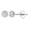 Simply Vera Vera Wang 14k White Gold Halo Stud Earrings -Simply Vera Vera Wang Shop 3692396