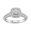 Simply Vera Vera Wang 14k White Gold 1/2 Carat T.W. Diamond Tiered Engagement Ring -Simply Vera Vera Wang Shop 3704868