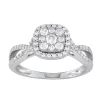 Simply Vera Vera Wang 14k White Gold 1/2 Carat T.W. Diamond Engagement Ring -Simply Vera Vera Wang Shop 3720433