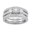 Simply Vera Vera Wang 14k White Gold 1 Carat T.W. Diamond Engagement Ring Set -Simply Vera Vera Wang Shop 3744576