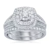 Simply Vera Vera Wang 14k White Gold 1 Carat T.W. Diamond Tiered Engagement Ring Set -Simply Vera Vera Wang Shop 3746509