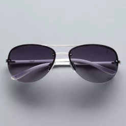 Simply Vera Vera Wang Marnie Rimless Aviator Sunglasses -Simply Vera Vera Wang Shop 3756914 ALT3