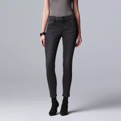 Women's Simply Vera Vera Wang Power Stretch Core Skinny Jeans -Simply Vera Vera Wang Shop 3767104 Slate