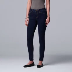 Women's Simply Vera Vera Wang Power Stretch Core Skinny Jeans -Simply Vera Vera Wang Shop 3767104 Twilight