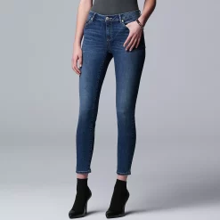 Petite Simply Vera Vera Wang Power Stretch Core Skinny Jeans -Simply Vera Vera Wang Shop 3820278 Philoblue