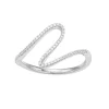 Simply Vera Vera Wang Sterling Silver 1/10 Carat T.W. Diamond Swirl Ring 2 Simply Vera Vera Wang Sterling Silver 1/10 Carat T.W. Diamond Swirl Ring -Simply Vera Vera Wang Shop 3879995