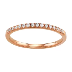 Simply Vera Vera Wang 14k Gold 1/8 Carat T.W. Diamond Wedding Band HI-I2