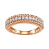 Simply Vera Vera Wang 14k Rose Gold 1/3 Carat T.W. Diamond Wedding Ring