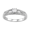 Simply Vera Vera Wang 14k White Gold 1/2 Carat T.W. Diamond Engagement Ring -Simply Vera Vera Wang Shop 3960646