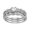 Simply Vera Vera Wang 14k White Gold 1/2 Carat T.W. Diamond Engagement Ring Set -Simply Vera Vera Wang Shop 3960653