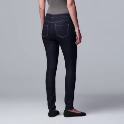 Simply Vera Vera Wang Mid Rise All-Day Denim Legging -Simply Vera Vera Wang Shop 3962344 ALT