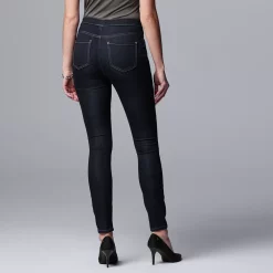 Simply Vera Vera Wang Mid Rise All-Day Denim Legging -Simply Vera Vera Wang Shop 3962344 ALT3