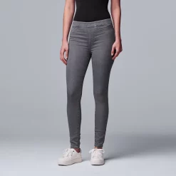 Simply Vera Vera Wang Mid Rise All-Day Denim Legging
