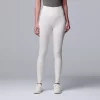 Simply Vera Vera Wang Live-In High Rise Legging 2 Simply Vera Vera Wang Live-In High Rise Legging -Simply Vera Vera Wang Shop 3979506 White