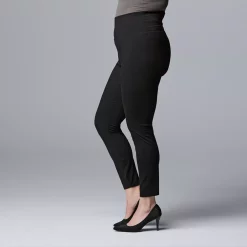 Plus Size Simply Vera Vera Wang Live-In High Rise Legging -Simply Vera Vera Wang Shop 3979523 ALT2