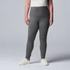 Plus Size Simply Vera Vera Wang Live-In High Rise Legging 2 Plus Size Simply Vera Vera Wang Live-In High Rise Legging -Simply Vera Vera Wang Shop 3979523 Heather Gray