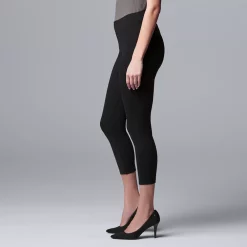 Simply Vera Vera Wang Live-In Mid Rise Capri Legging -Simply Vera Vera Wang Shop 3979626 ALT2